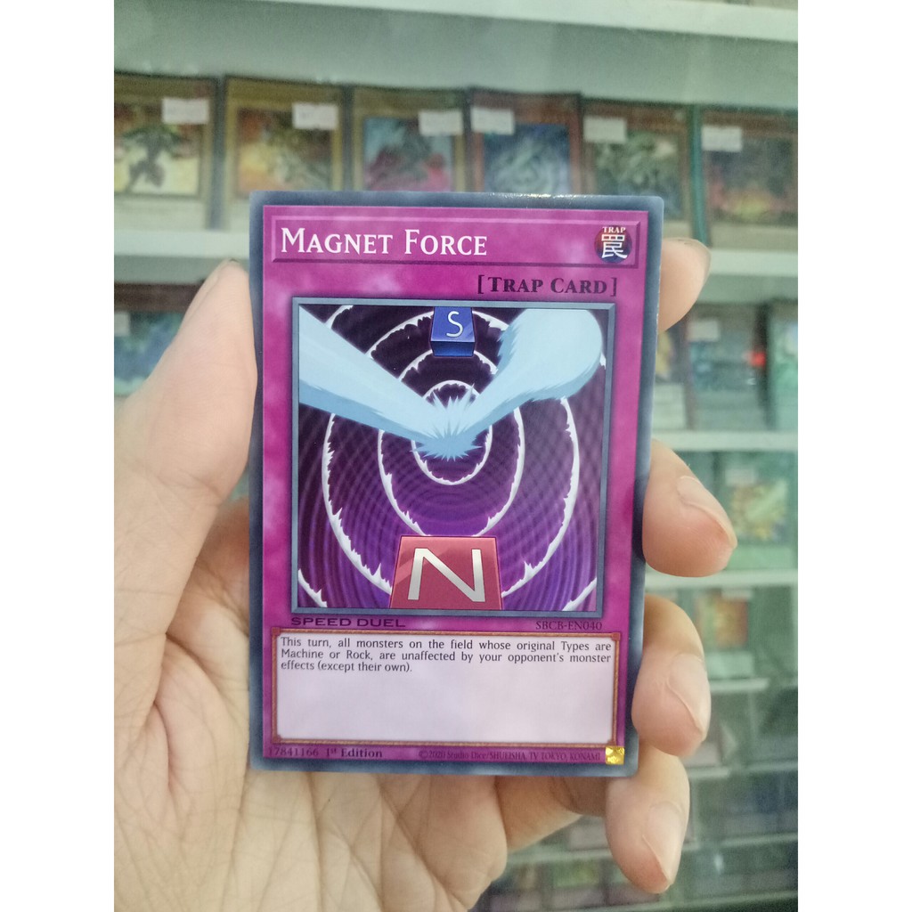 Thẻ Bài Lẻ YugiOh! Mã SBCB-EN040 - Magnet Force - Common - 1st Edition