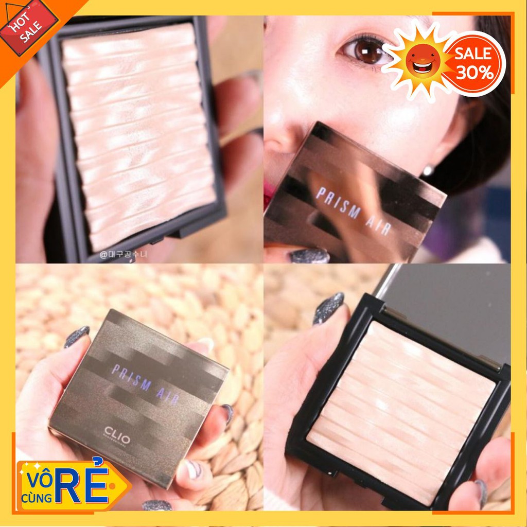 [Rẻ nhất] Phấn bắt sáng siêu mịn Clio Highlighter Prism Air 7g