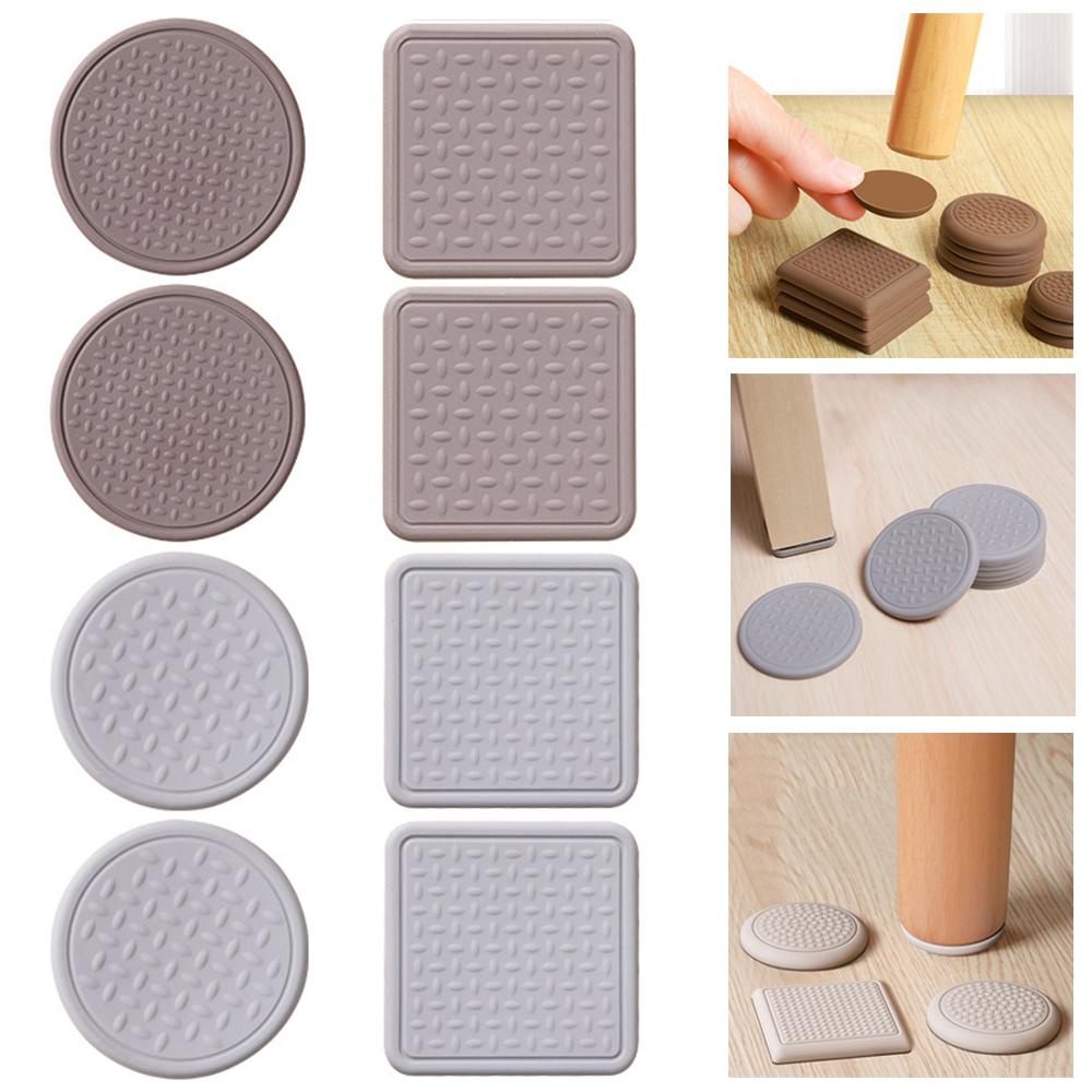 Bộ 8 Miếng Lót Chân Ghế Sofa Bằng Silicone Tiện Dụng