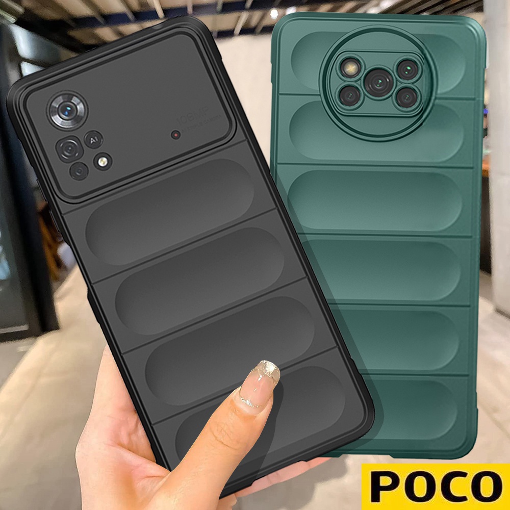 Poco X4 Pro Poco X3 Pro X3 NFC X4 GT Poco M4 Pro Poco F3 F4 GT Chống bám vân tay Chống va đập Thiết kế độc đáo Vỏ điện thoại mềm