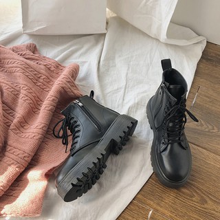 Giày martin cao cổ có khóa kéo [ Hàng Đẹp ]