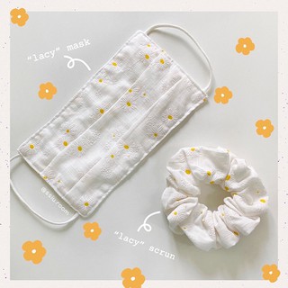 Set khẩu trang và scrunchy daisy 🌼 | ssiu.room