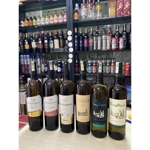 [Chính Hãng] Vang Đà Lạt Trắng 12 750ml