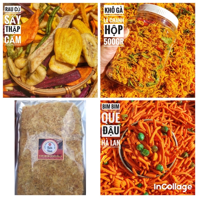 Combo ăn vặt 4 món siêu tiết kiệm