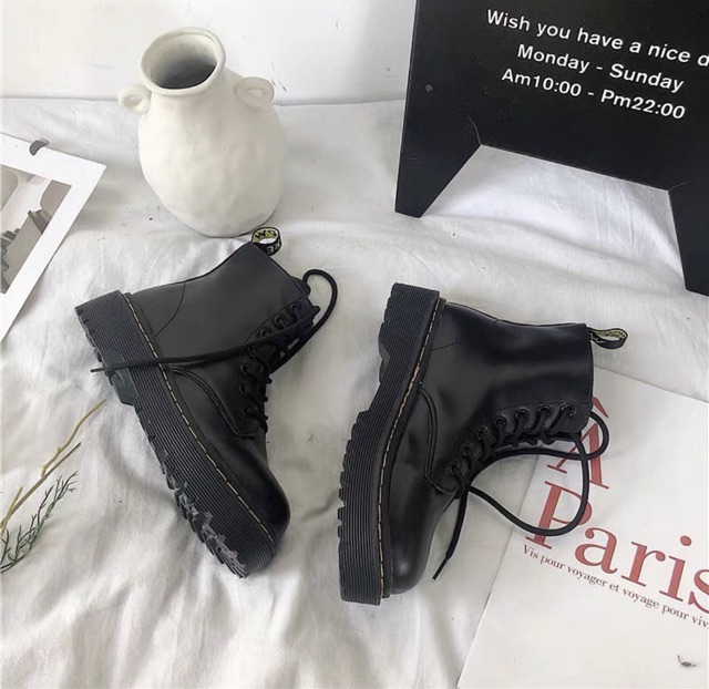 [CÓ SẴN] FB03 GIÀY Ulzzang cổ cao mang được hai kiểu dây | BigBuy360 - bigbuy360.vn