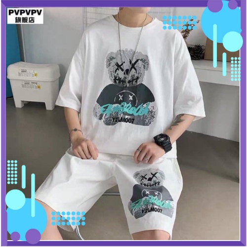 FREESHIP [ Sản Phẩm Mới ] Bộ đồ hè đôi GẤU KWAS unisex nam nữ siêu cấp, Chất cotton lạnh