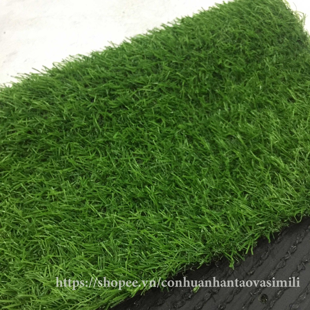 [ KHO SỈ - 1 MÉT VUÔNG KHỔ 2M ] Thảm cỏ nhân tạo cao 2cm - hàng cao cấp giá sỉ tại kho