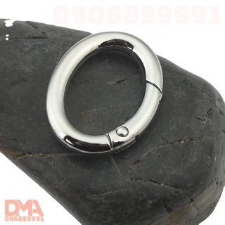 Móc khóa,móc treo phụ kiện edc inox 304 oval -