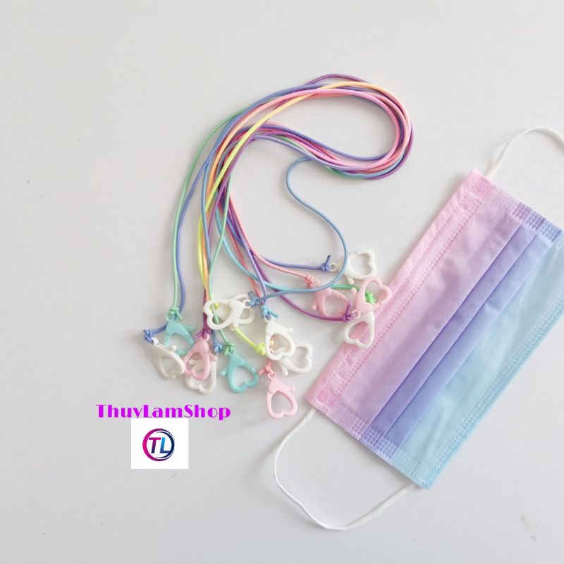 Dây đeo trang trí khẩu trang, kính mắt chống rơi trượt style kiểu Hàn tiện lơi thồi trang