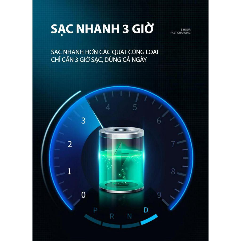 Bear - Xiaomi F8/F8X 3-in-1 handheld fan with built-in flashlight and power bank that can be folded, multi-function, handy