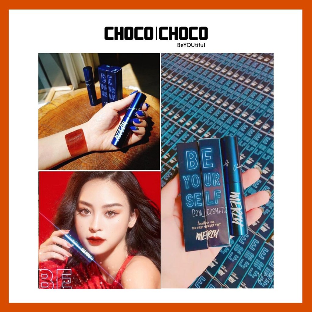 [BẢN GIỚI HẠN] Son Kem Lì Merzy Classic Blue Be Your Self The First Velvet Tint | BigBuy360 - bigbuy360.vn