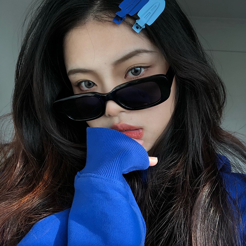 Kính Mát Gọng Rộng Chống Tia Cực Tím Phong Cách Hàn Quốc Cổ Điển Dành Cho Nam Và Nữ