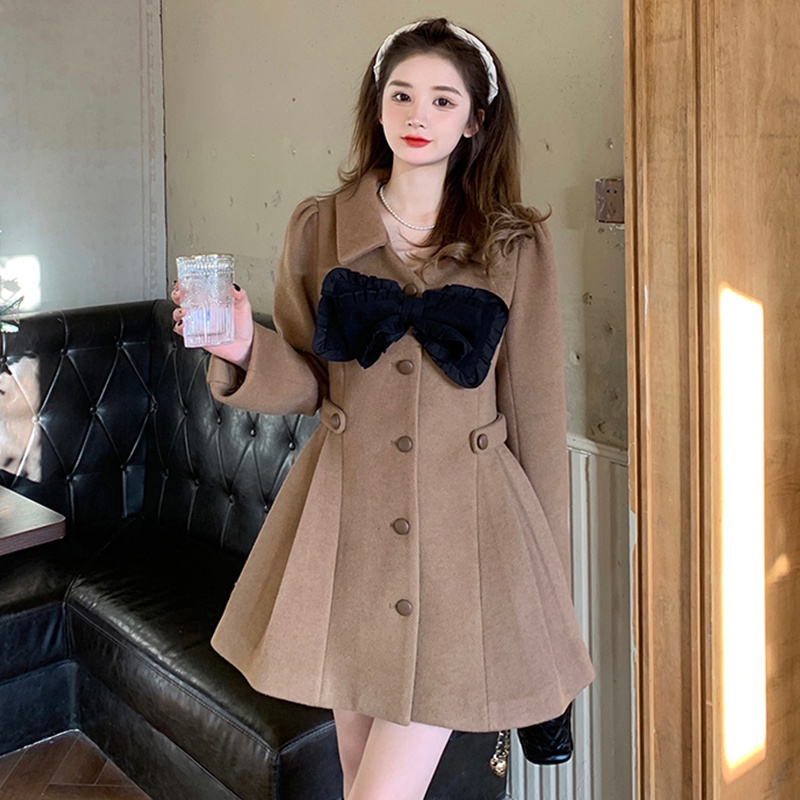 🍓🍂Áo Khoác Len Nơ Rời Phong Cách Tiểu Thư Nhẹ Nhàng 🍂🍓