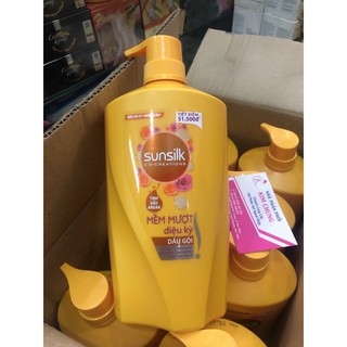 Dầu gội Sunsilk 900g (Màu Đen, màu vàng)