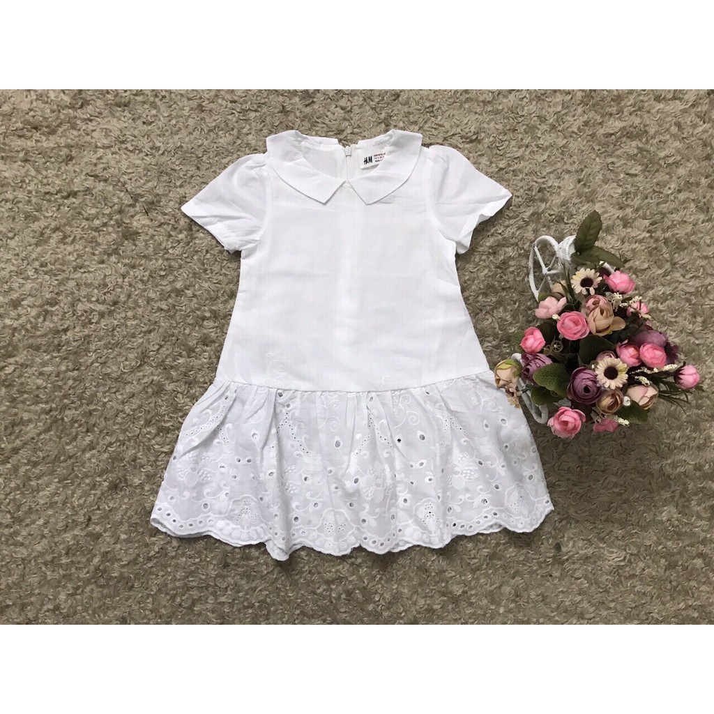 Váy HM cổ đức chân dập 3D size 5/6y
