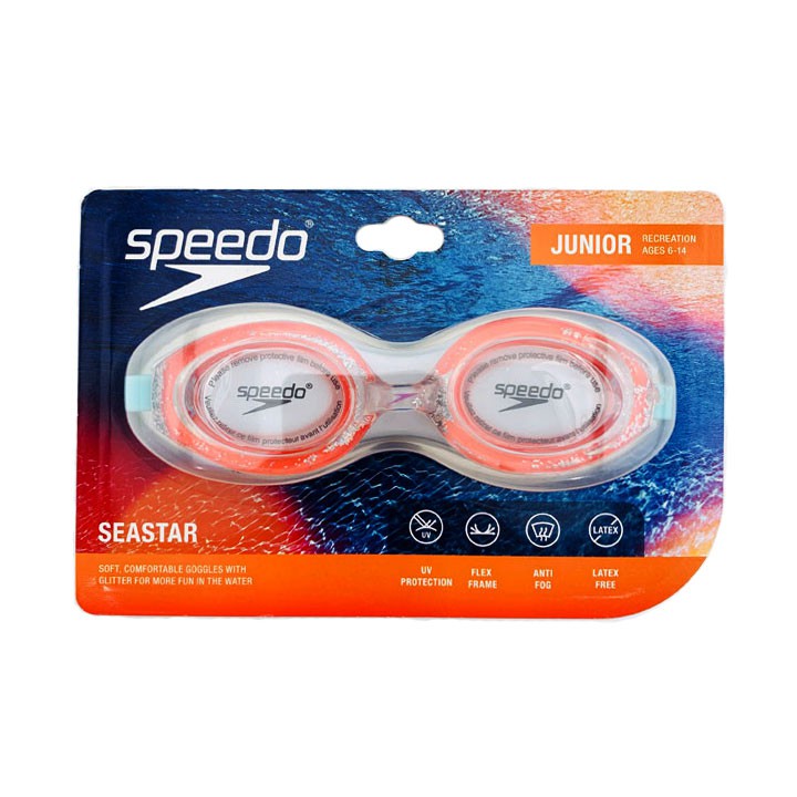Kính bơi Speedo Junior Seastar Orange/ Blue