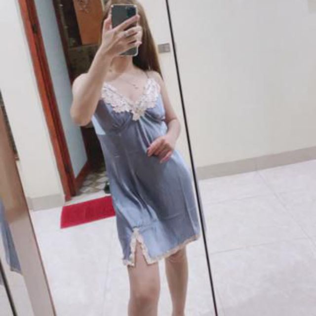 (sẵn ) Set bộ ngủ lụa sexy 5 chi tiết hàng Quảng Châu cao cấp | BigBuy360 - bigbuy360.vn