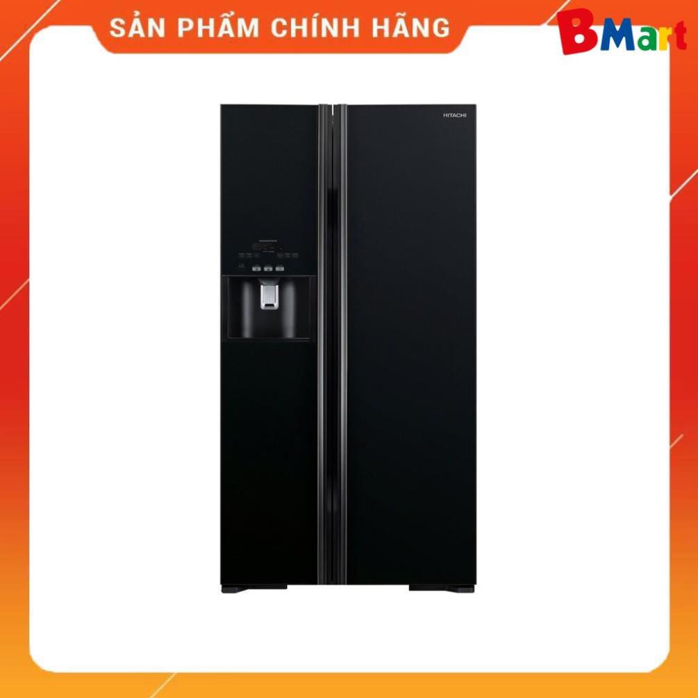 [ FREE SHIP KHU VỰC HÀ NỘI ] Tủ lạnh Hitachi  side by side 2 cửa màu đen R-FS800GPGV2(GBK) - [ Bmart247 ]  - BM