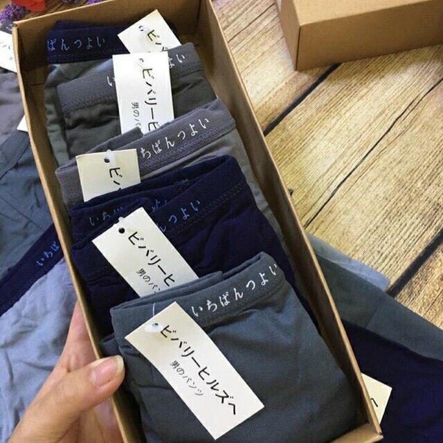 hộp 5 sịp chéo cotton cao cấp