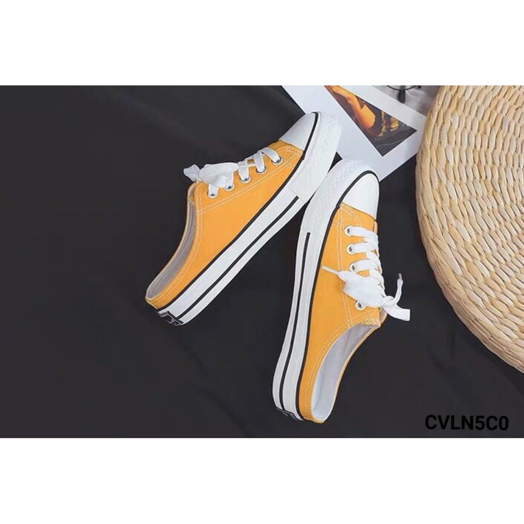 Giày Sục Sục Thể thao CV gót sao lười 3 màu cực xinh | BigBuy360 - bigbuy360.vn