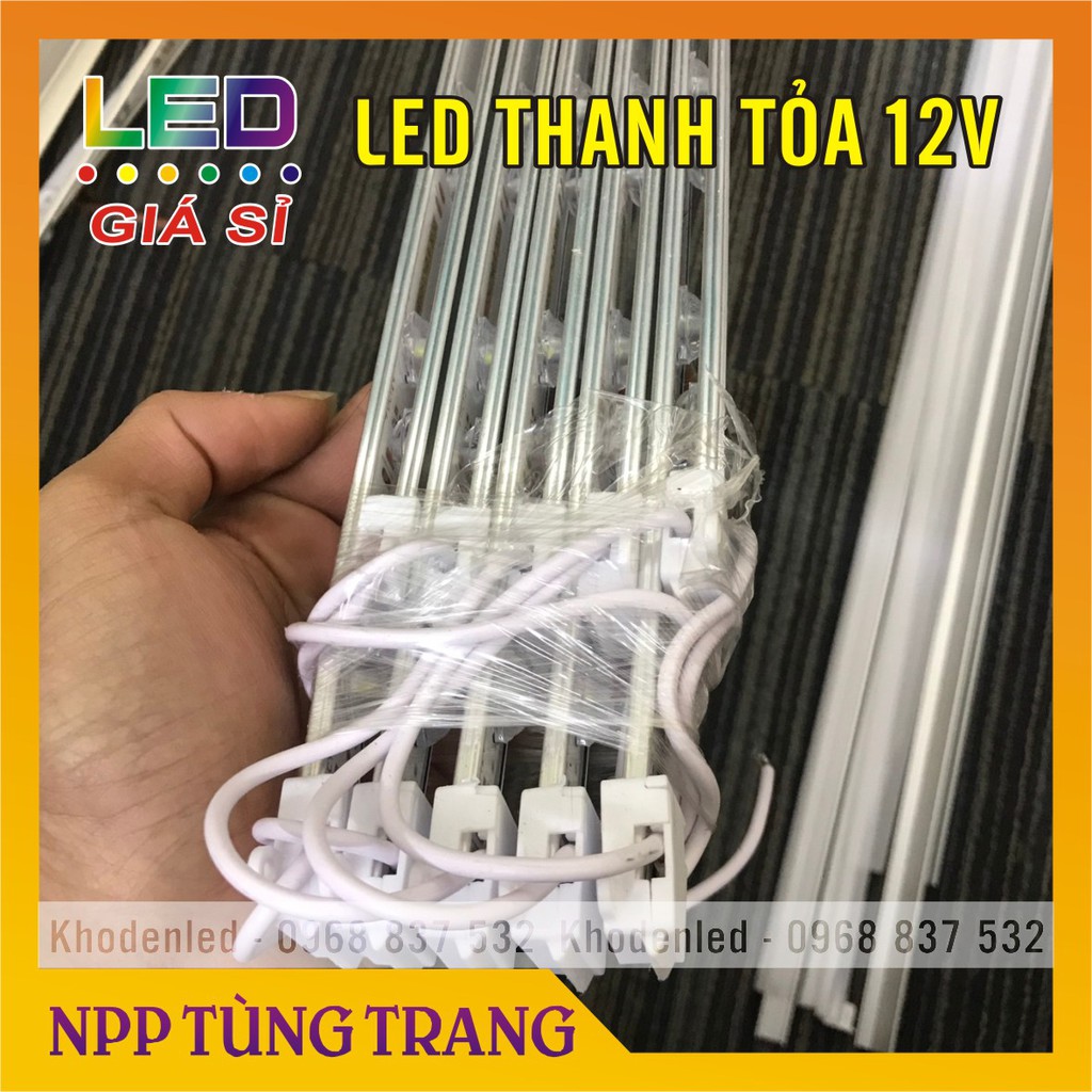 đèn led thanh tỏa 12V chuyên dùng cho biển hiệu hộp đèn cao cấp