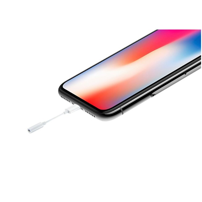 Jack Chuyển Cổng Lightning Sang Cổng 3.5 Cho Iphone 7, 7 plus, Iphone 8, 8 plus, Iphone X, XS, Xs Max, Iphone 11 ( Xịn )