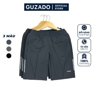 Quần Đùi Nam Guzado GSR05 vải thun lạnh cao cấp,phong cách trẻ trung khỏe khoắn,co giãn tiện dụng thể thao hay mặc nhà
