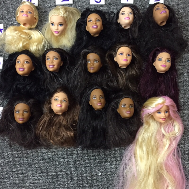 B9-Head đầu búp bê barbie