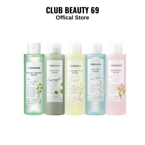 [AUTH-ĐỦ BILL] Nước Hoa Hồng Chiết Xuất Hoa Cúc La Mã, Mamonde Chamomile Pure Toner Giúp Làm Dịu Da Kích Ứng 250ml