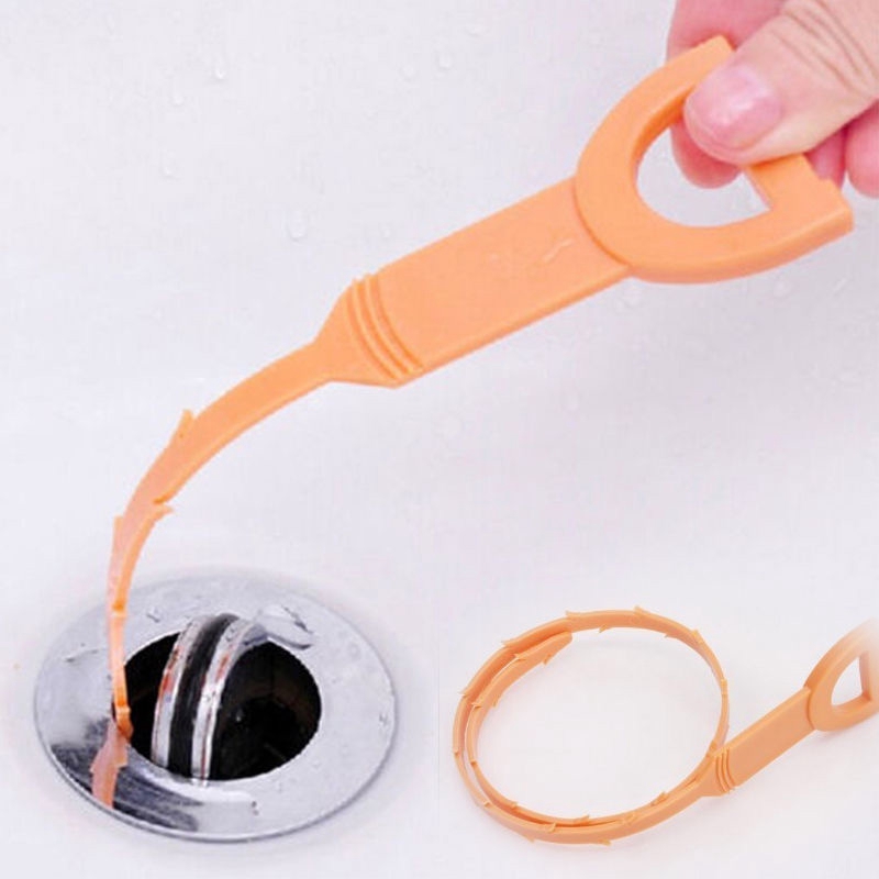 Dụng Cụ Loại Bỏ Sợi Lông Tóc Tiện Lợi Cho Bồn Rửa Chén