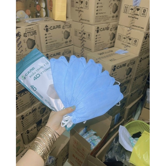 10 cái KHẨU TRANG 4D TT CARE