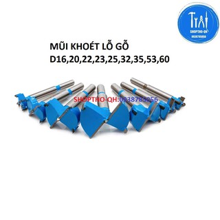 Bộ 8 mũi khoan khoét lỗ gỗ, bản lề.