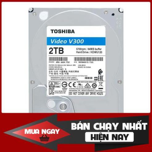 Ổ cứng HDD AV TOSHIBA HDWU120UZSVA V300 VIDEO STREAM 2TB