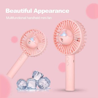 Quạt mini cầm tay phun sương