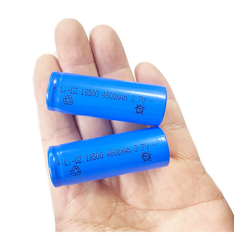 Pin 18500 - 3800mAh 3.7v - Lithium Ion, pin sạc nhiều lần (1 viên) cho Đèn laze, máy ảnh, quạt mini, đèn pin