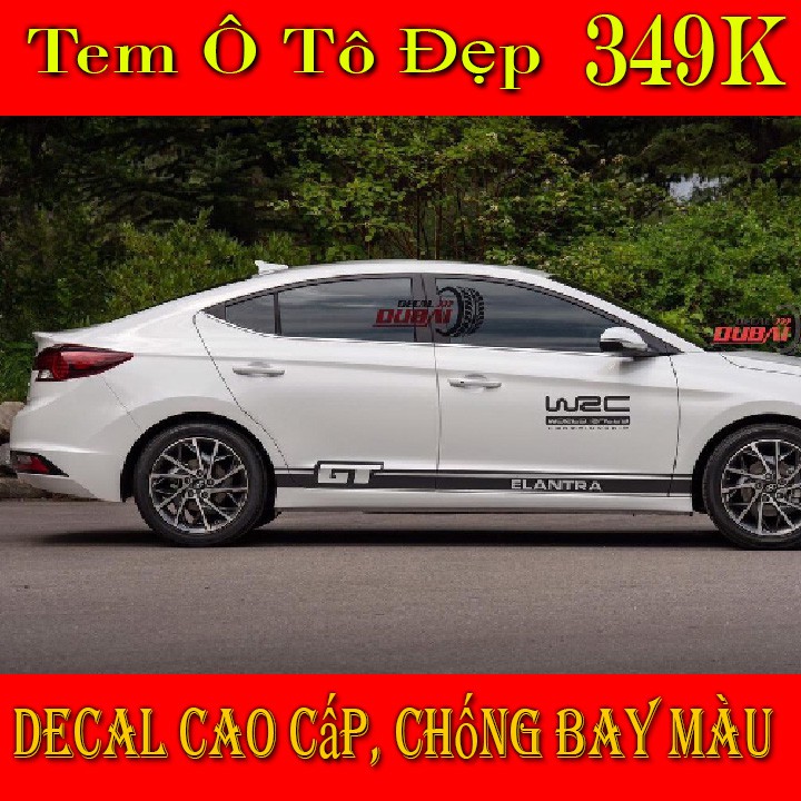 Tem Dán Sườn ô Tô Dòng Sedan GT