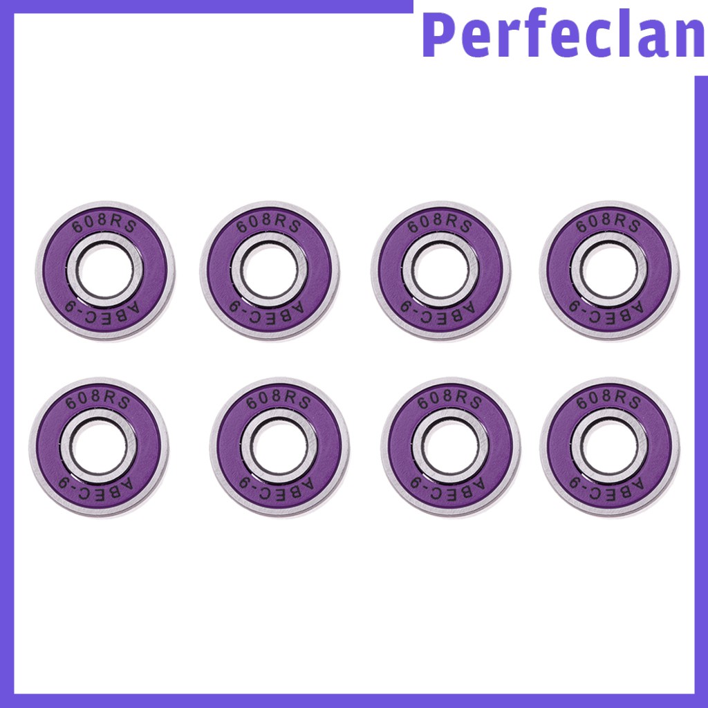 Set 8 Vòng Bi ABEC-9 608rs 8mm Chuyên Dụng Cho Ván Trượt