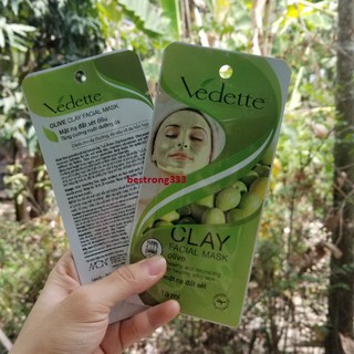 Mặt nạ đất sét Vedette Olive 15ml