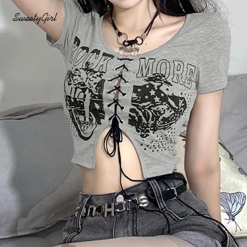 Áo Thun Tay Ngắn Cổ Tròn Đính Nơ 2022 Thời Trang Quyến Rũ Cho Nữ