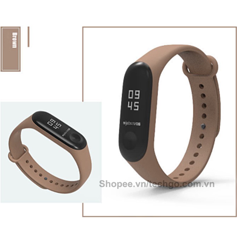 Dây Đeo Cao Su Thay Thế Cho Xiaomi Miband 3 Miband 4 Chất Lượng Cao