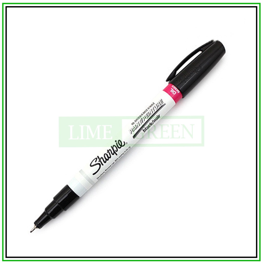 Bút sơn ngòi kim vẽ lên mọi bề mặt Sharpie Oil Based Extra Fine Black
