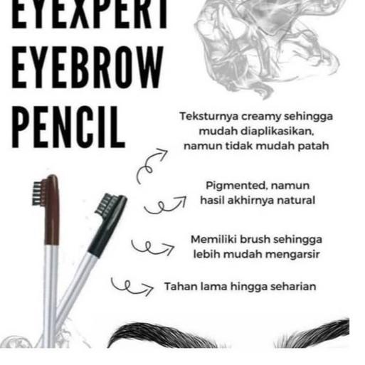 (hàng Mới Về) Chì Kẻ Lông Mày + Cọ Chuốt Hai Đầu Wardah | BigBuy360 - bigbuy360.vn