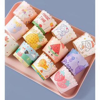 [NHIỀU MẪU XINH XẮN] Cốc cupcake cứng set 25c-50c