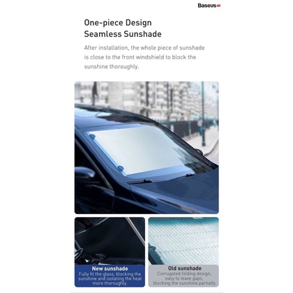 Rèm che nắng cửa kính trước oto xe hơi Baseus