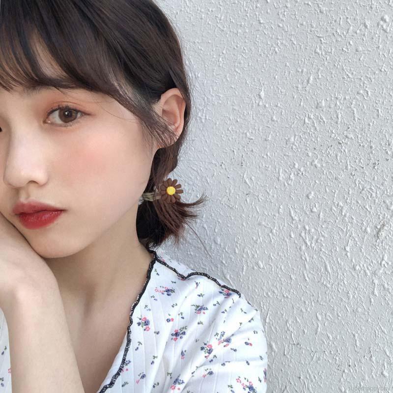 Dây Cột Tóc Hình Hoa Cúc Đáng Yêu Cho Nữ
