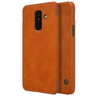 Bao da galaxy a6 plus 2018/ a6+ chính hãng nillkin qin leather case