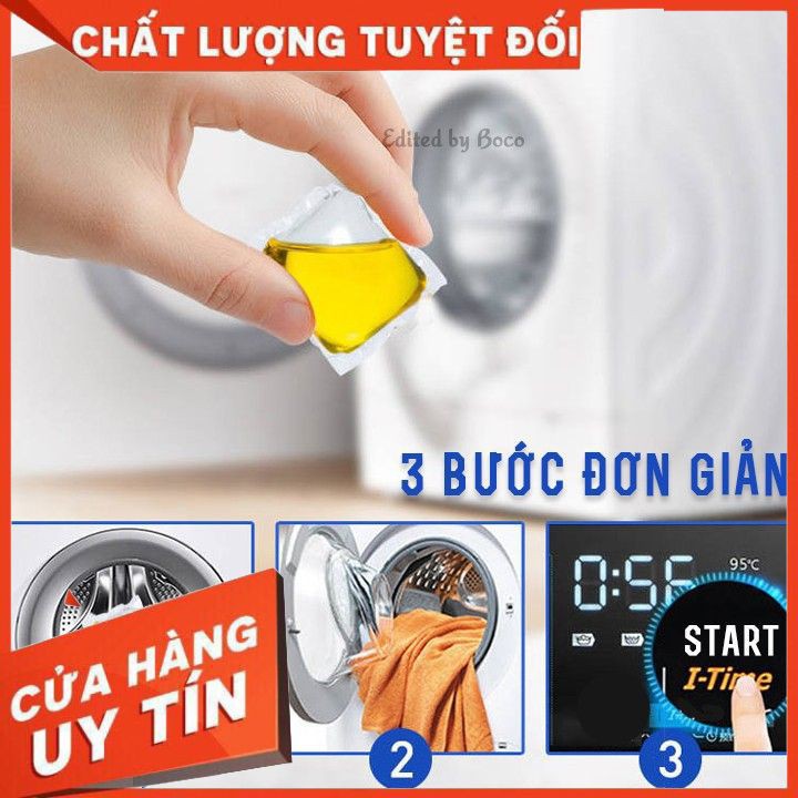 viên giặt quần áo ,Viên Giặt Xả 2in1 Hộp 30 Viên với các mùi hương khác nhau giúp quần áo luôn thơm tho, sạch sẽ