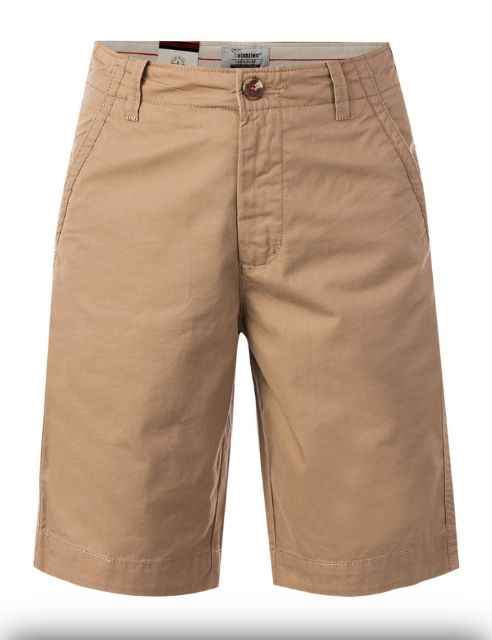 Quần sooc kaki nam Vĩnh Tiến dáng classic.