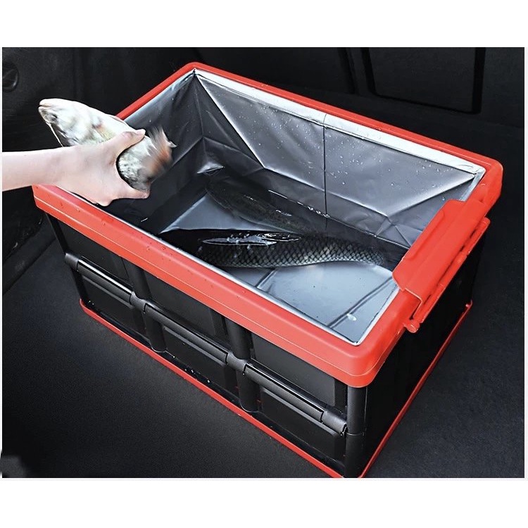 ⚡️Tiện Lợi⚡️Thùng gấp gọn đề đồ sau xe ô tô - dung tích 30-56 lít - Thùng Đựng Đồ Cốp Sau Ô Tô – Có Thể Gấp Gọn