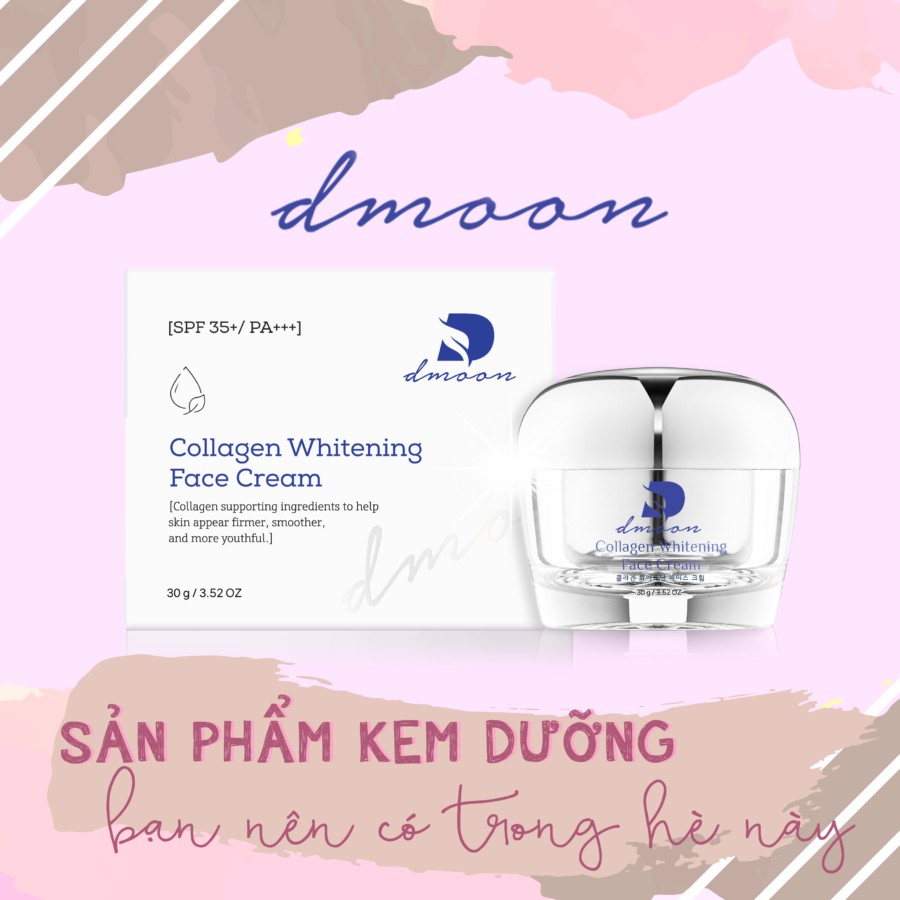 Kem Dưỡng Trắng Da Mặt Dmoon Collagen Whitening Face Cream